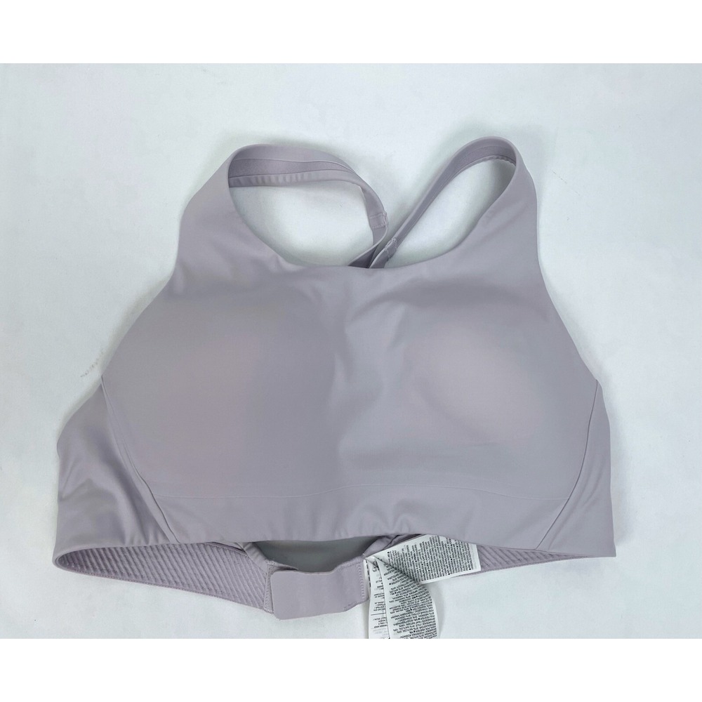 Athleta 34B Padded Advace Sports Bra Racerback Purple 405744